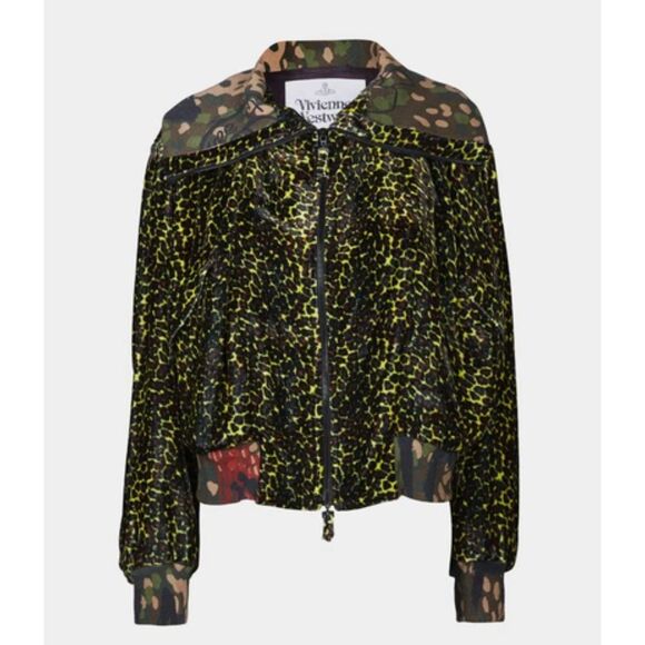 Vivienne Westwood Jackets & Blazers - VIVIENNE WESTWOOD Wilma Leopard Bomber Jacket NWT Sz 40 (US 4)‎